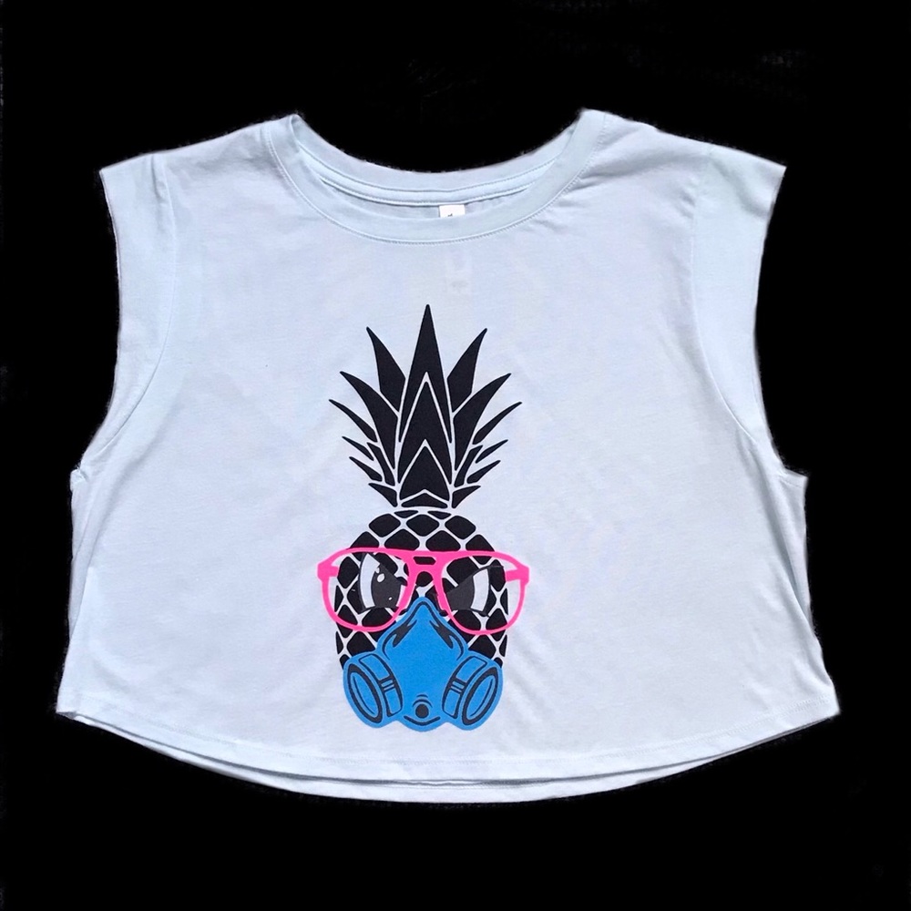 Angry Pineapple Crop Top